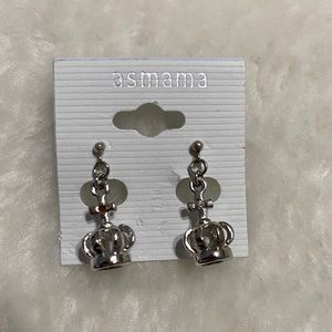 3/$10 Crown cross earrings